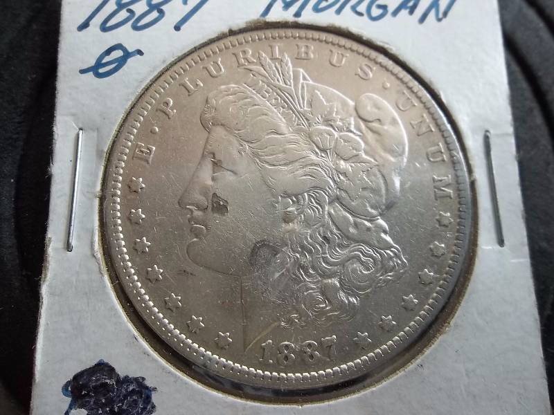 1887 O Morgan Silver Dollar