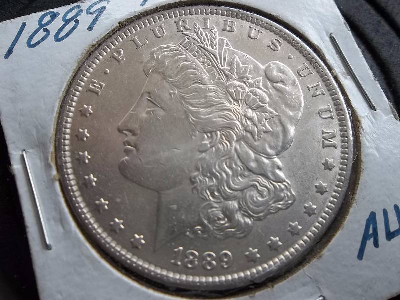 1889  Morgan Silver Dollar AU