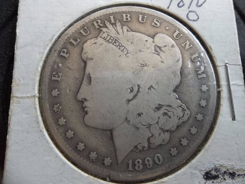 1890 O Morgan Silver Dollar
