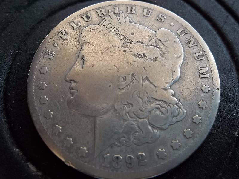 1892 S Morgan Silver Dollar