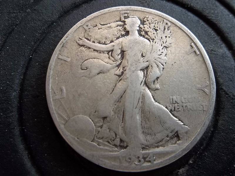 Walking Liberty Half Dollar 1934 S