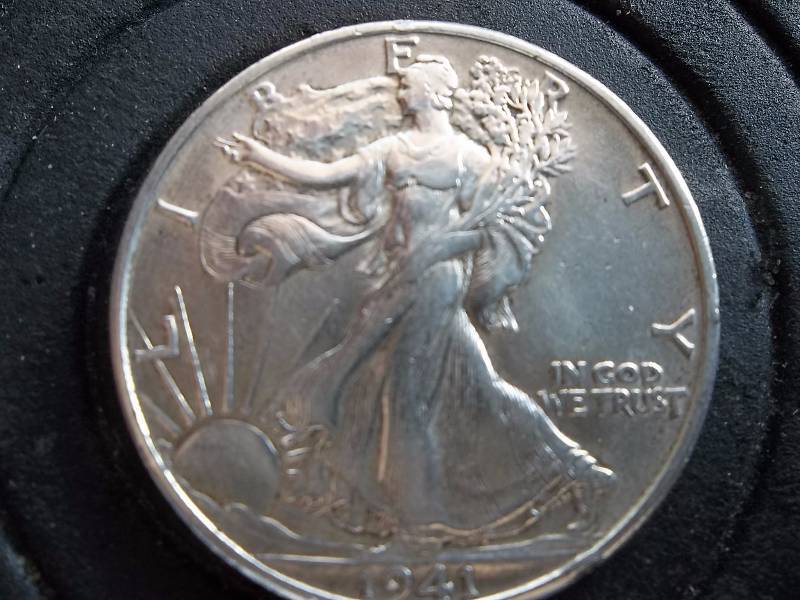 Walking Liberty Half Dollar 1941 D