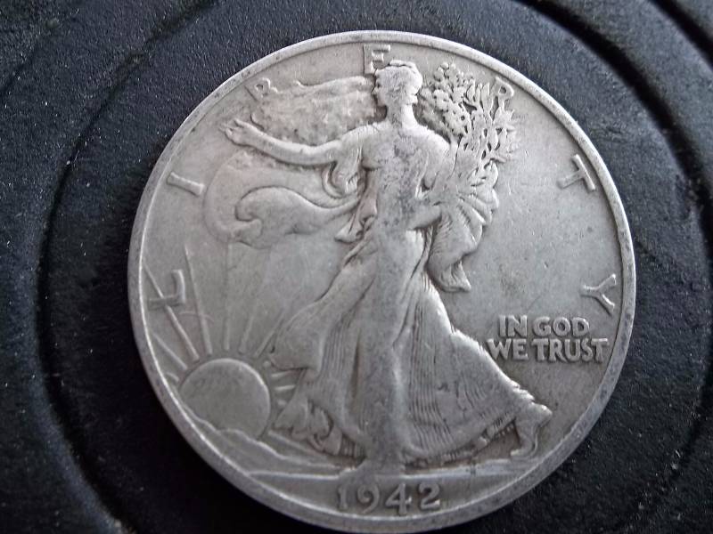 Walking Liberty Half Dollar 1942 S