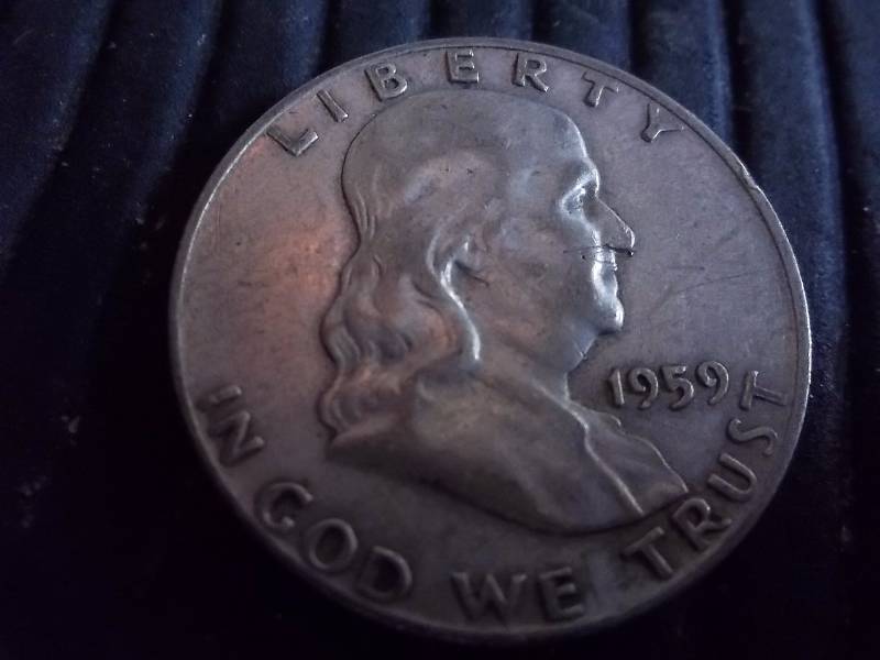 Franklin Half Dollar 1959 D