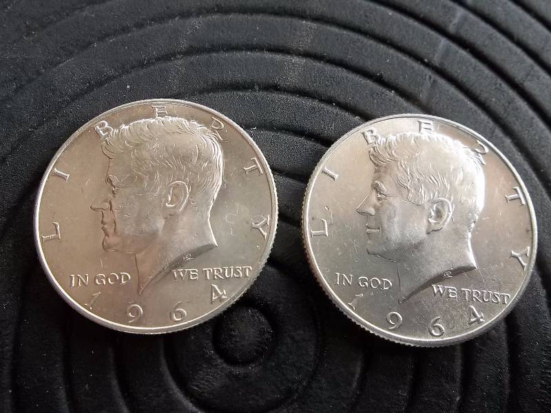 2-1964 JFK Half Dollars BU 90% Silver