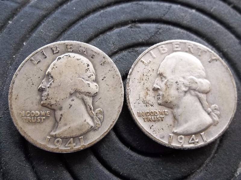 2-Washington Quarters 1941, 1941 D