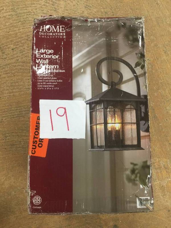 Home Decorators Large Exterior Wall Lantern New