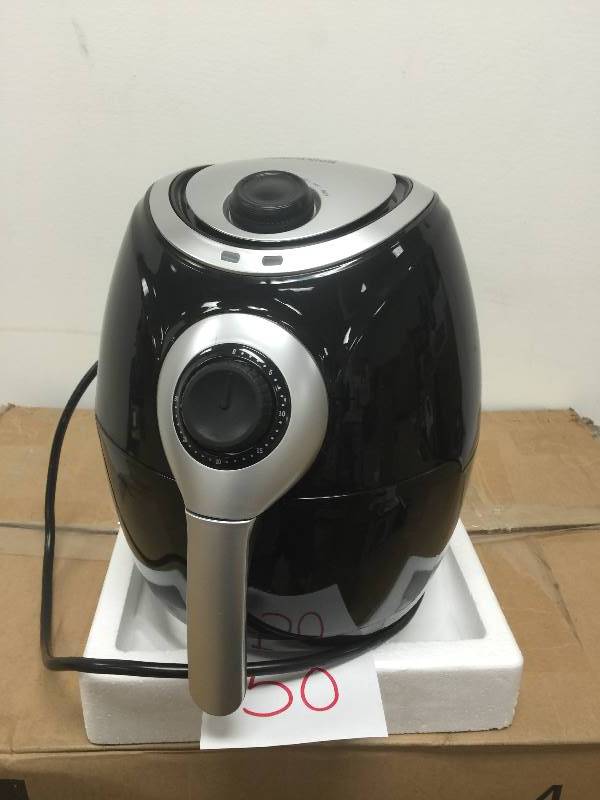 Cooks Companion 1200w 2.2 Qt High Speed Air Fryer Black New