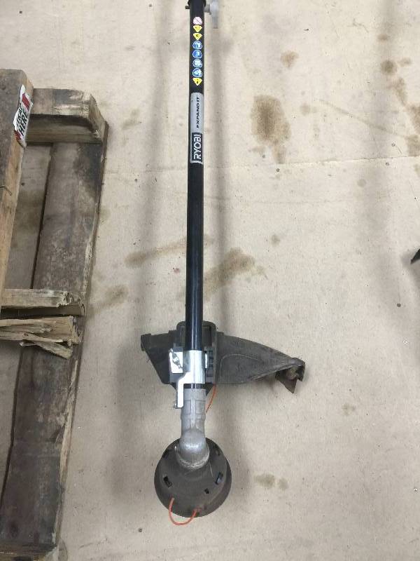 Ryobi 4-Cycle 30cc Attachment Capable Straight Shaft Gas Trimmer in working conditions