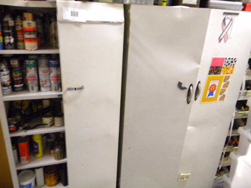 Metal Cabinets With Contents