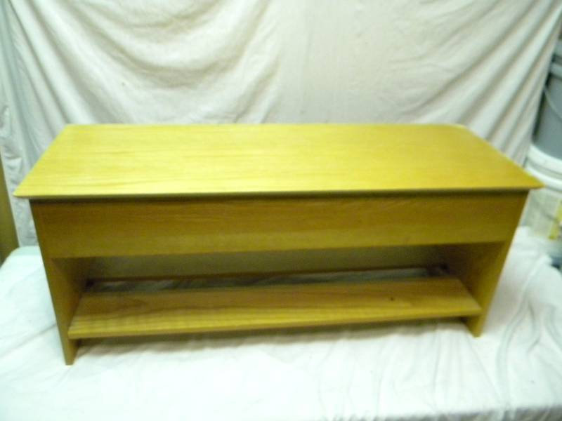Wooden Storage Bench