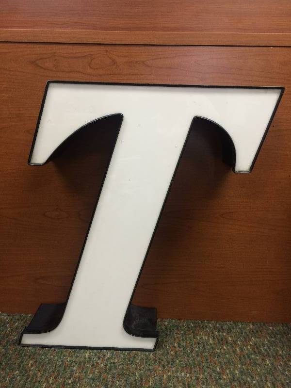 White Letter T
