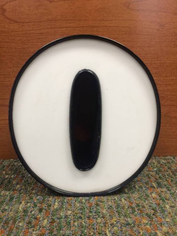 White Letter O