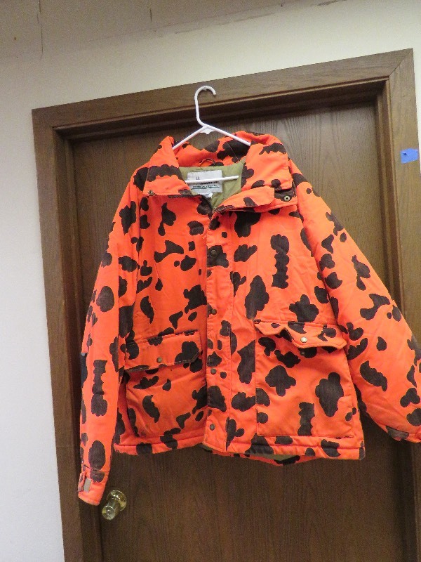 Blaze Orange Camouflage Jacket