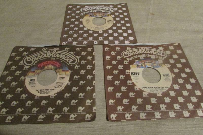 Vintage KISS 45s