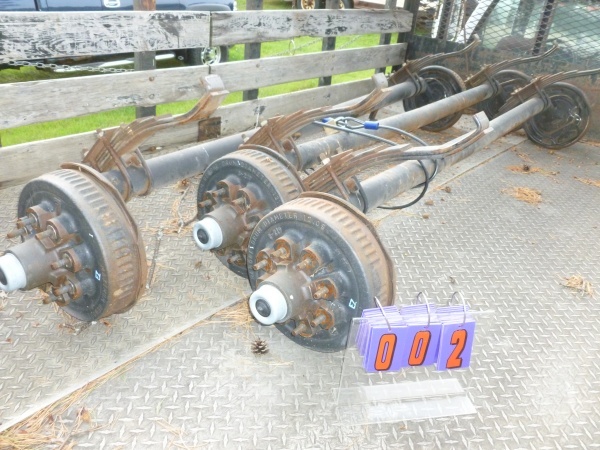 SnS Auctions # 226 Axles & outdoor equipment
