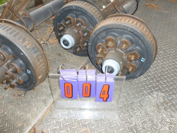 SnS Auctions # 226 Axles & outdoor equipment