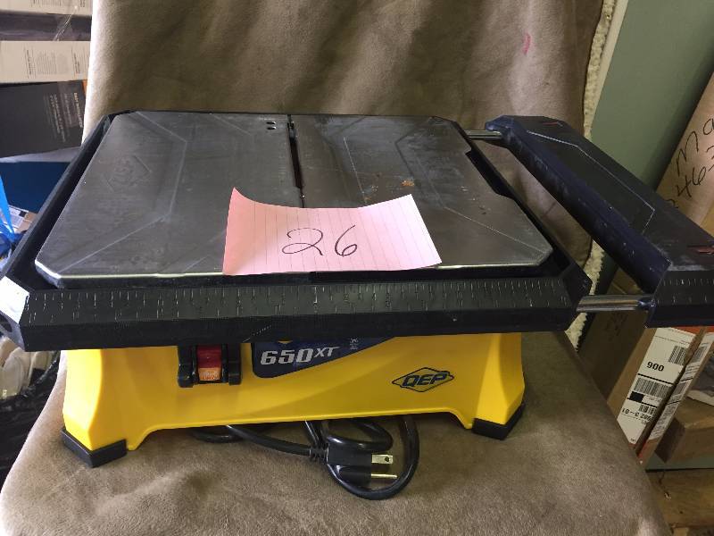 lot 26 image: QEP 7 in Wet Tile Cutter New