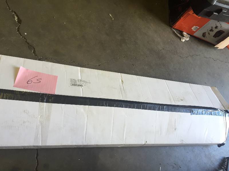 lot 65 image: 1 case Strand Woven Distressed Dark Honey 12 in. x Multi Width x 72 in. Length Click Lock Bamboo Flooring (21.86 sq. ft.case)
