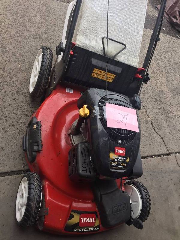 Toro 22 in. Kohler High Wheel Variable Speed SelfPropelled Gas Lawn