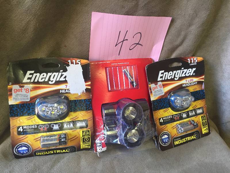 lot 42 image: Lot of Head Lamps