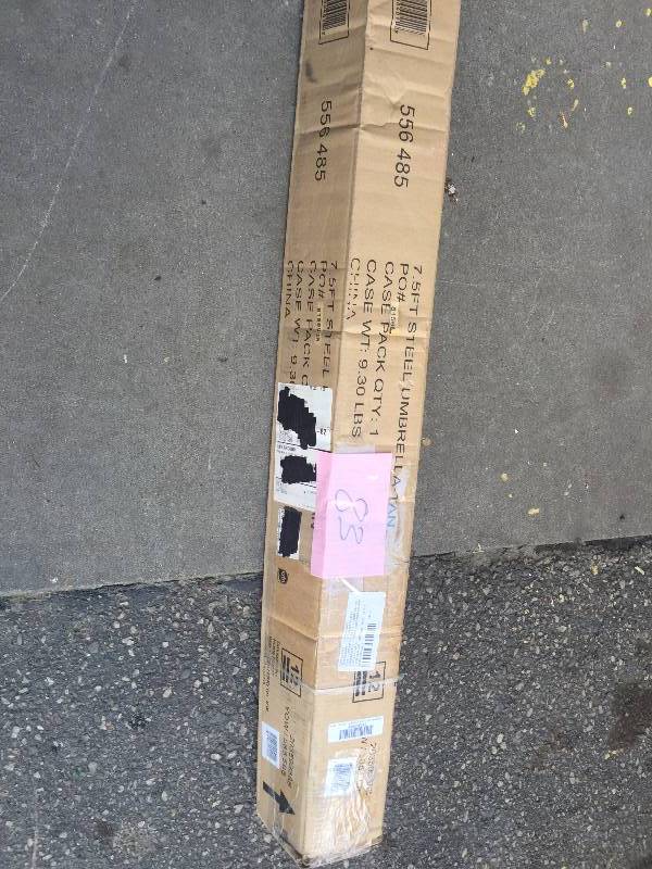 lot 83 image: California 7.5-Foot Outdoor Market Umbrella