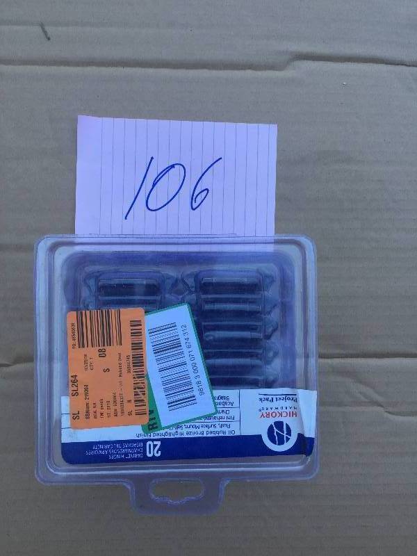 lot 106 image: Set of 20 Cabinet Hinges