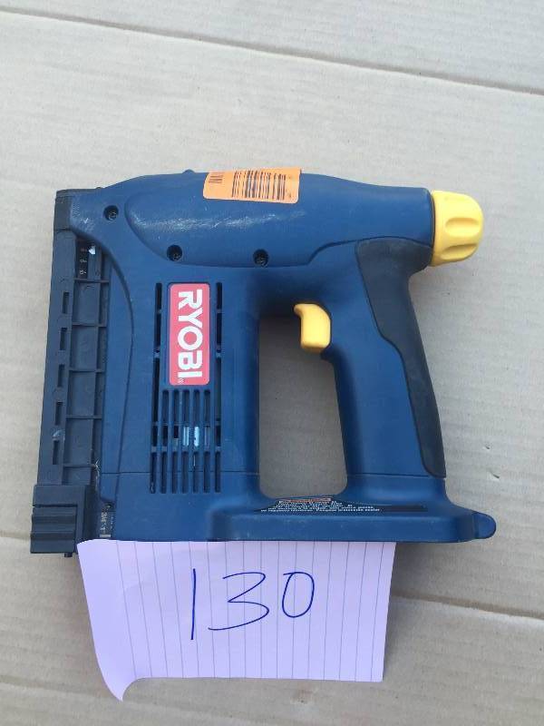 lot 130 image: Ryobi ONE  P300 18V Stapler - in like new condition - no battery included