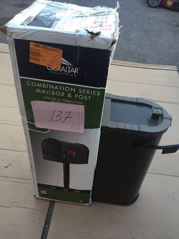 lot 137 image: Gibraltar Mailbox - no post included