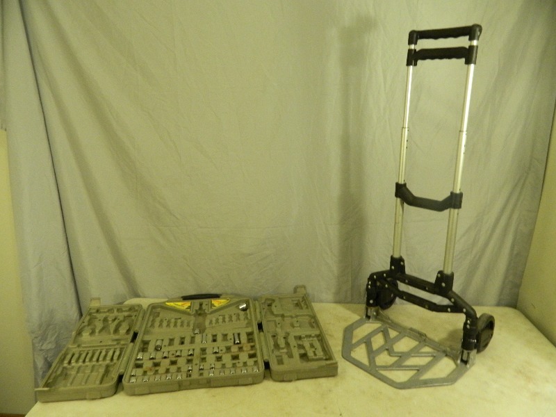 lot 42 image: Folding and Telescoping Cart and More