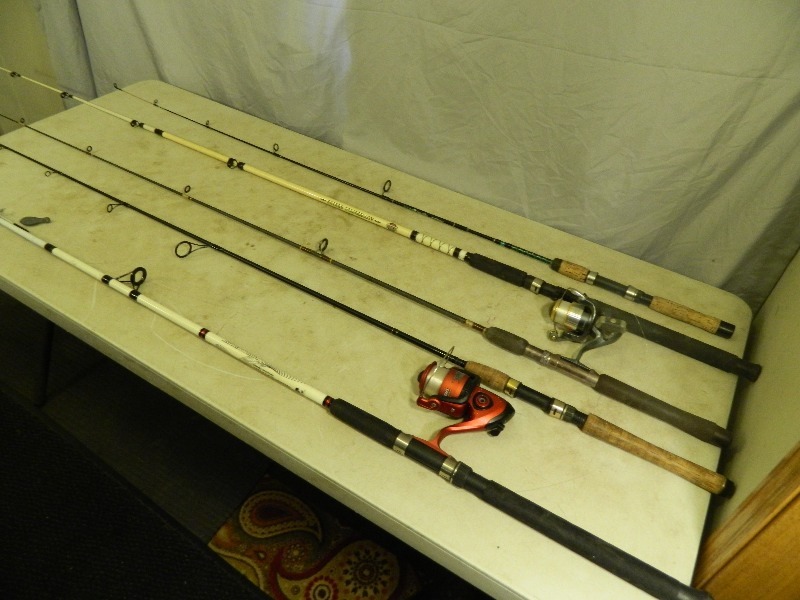 lot 79 image: 5 Rods and 2 Reels