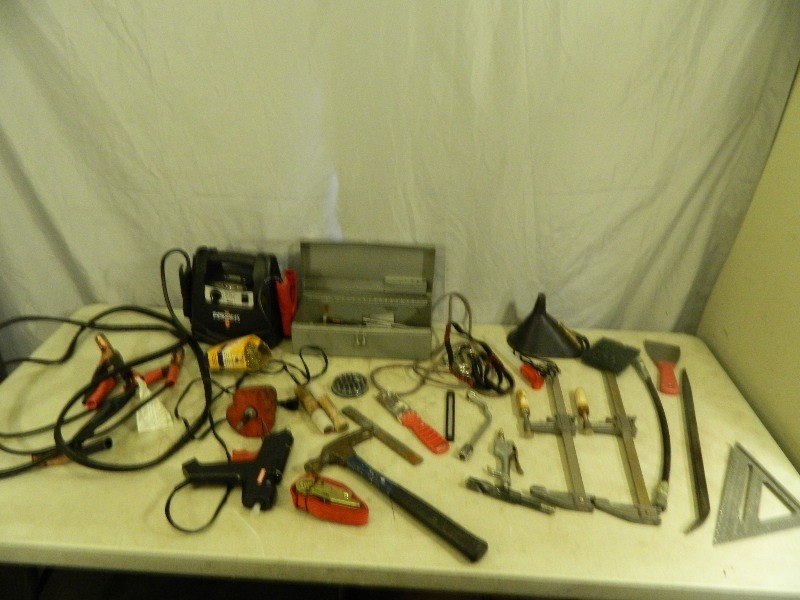 lot 99 image: Assorted Tools and Hardware