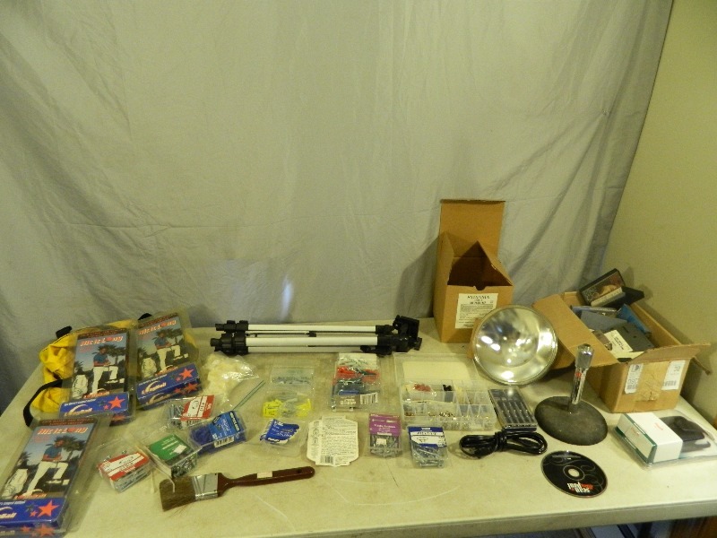lot 139 image: Hardware Camera Tripod, and More