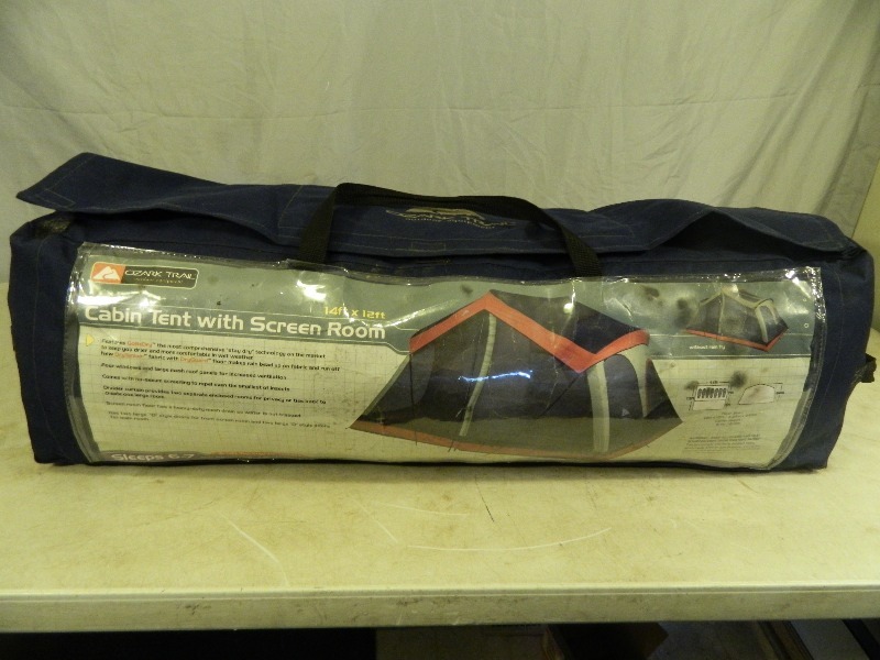 lot 154 image: Ozark Cabin Tent with Screen Room