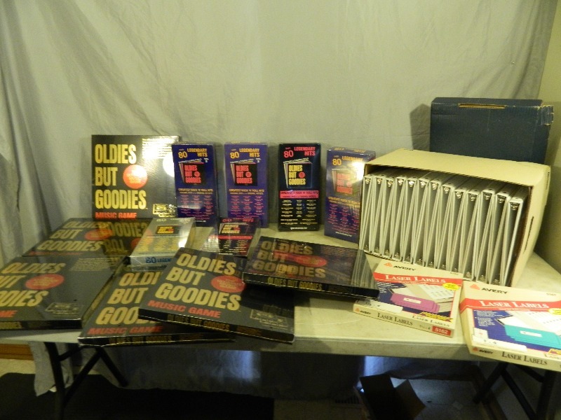 lot 158 image: New Binders, Labels, Cds, New Games, and More
