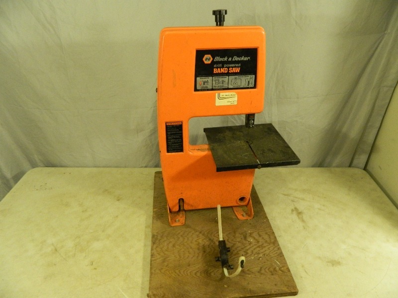 lot 217 image: Black and Decker Drill Powered Band Saw