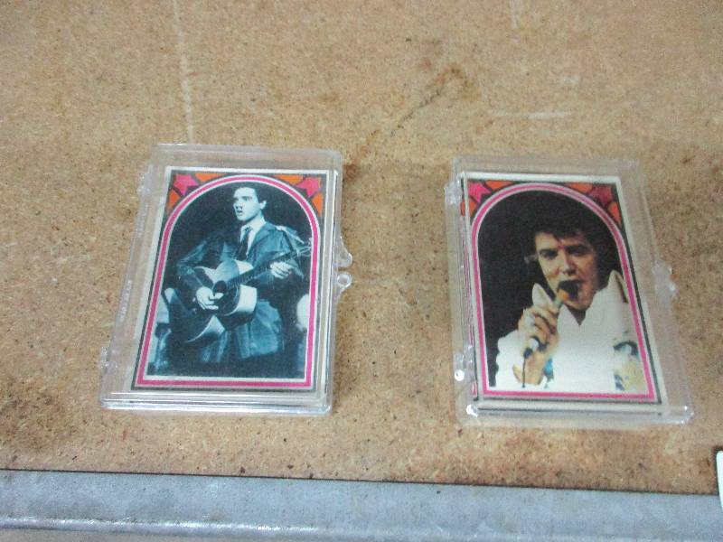 lot 35 image: Elvis cards
