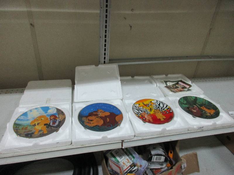 lot 59 image: 4 Lion King Plates