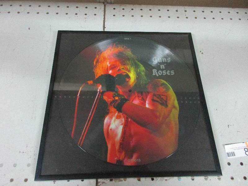 lot 87 image: Guns N Roses Framed Album