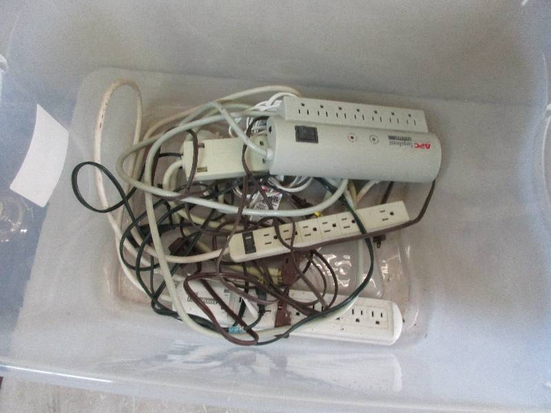lot 136 image: Surge Protectors and cords