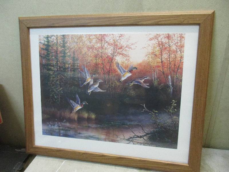 lot 189 image: Wood Duck Print