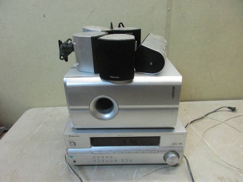 lot 221 image: Pioneer surround sound system