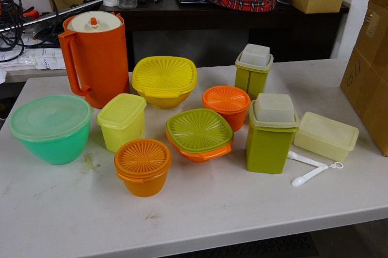 Variety of Tupperware