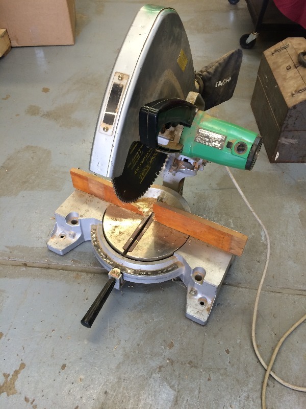 Hitachi Chop Saw - Works   Used little