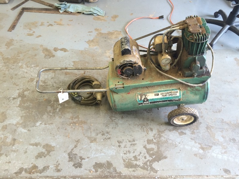 Craftsman Sears Air Compressor  1 hp, 115 volts - Runs