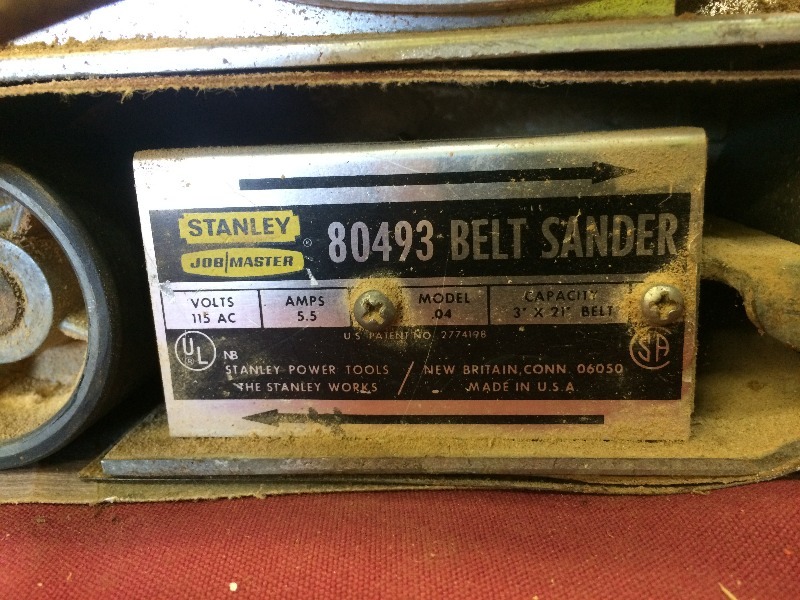 Stanley Belt Sander - works