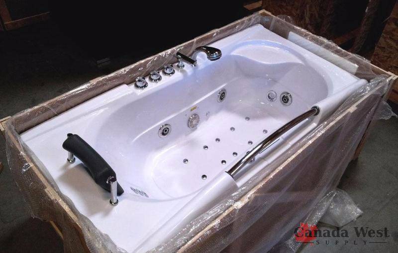 lot 3 image: NEW WHIRLPOOL MASSAGE BATHTUB WITH REHEATER TMB001