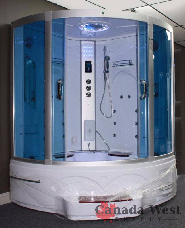 lot 9 image: NEW 2016 PURE STEAM & BATH WHIRLPOOL JACUZZI & STEAM SHOWER GT5014