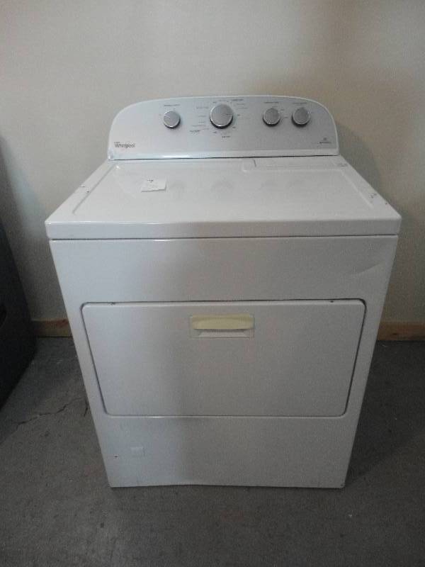 lot 7 image: New Whirlpool He Dryer with steam - natural gas and propane
