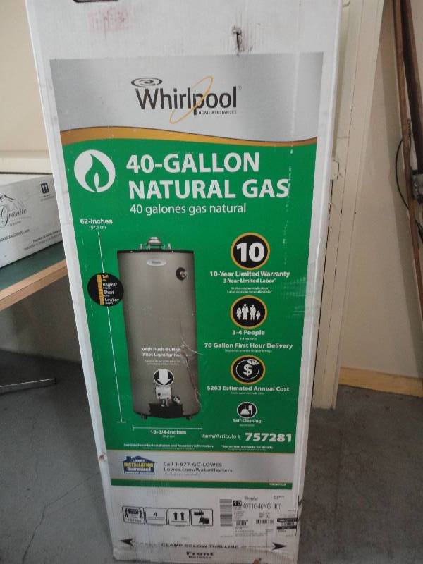 40 gallon water heater
